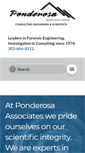 Mobile Screenshot of ponderosa-assoc.com